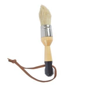 Boar Hair Wall Chalk Paint Brush with Smooth Wooden Handle