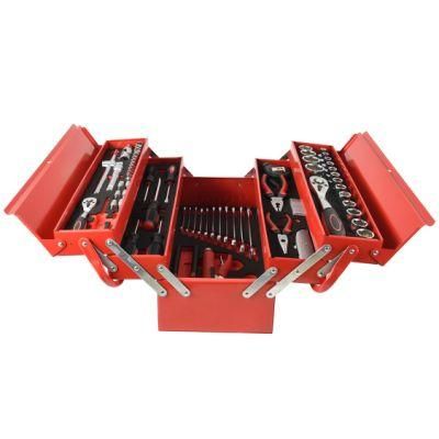 China Factory Hot Sale Hardware Machine Tool 85PCS Tool Set in Metal Box Tools Set Hand Tool