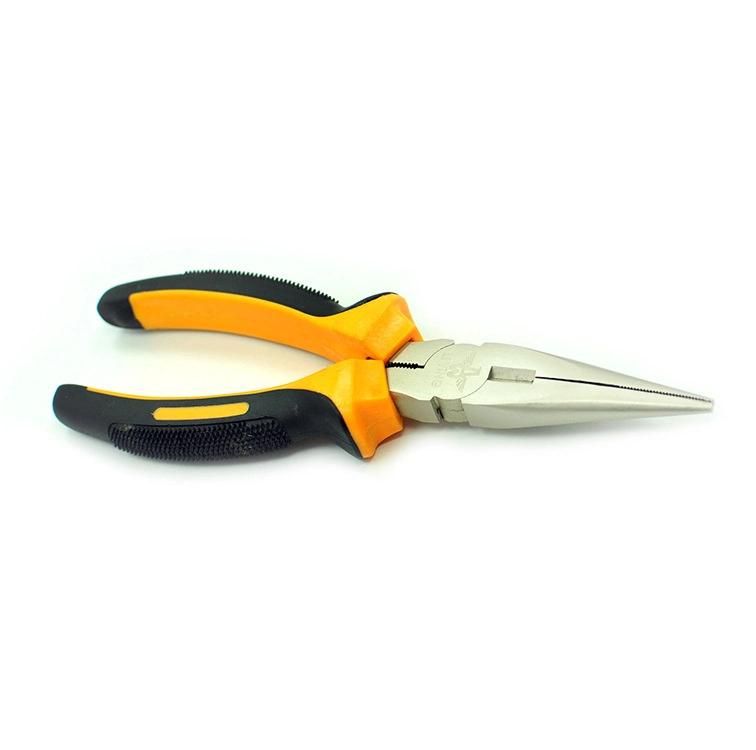 German Type Long Nose Pliers Polished Head