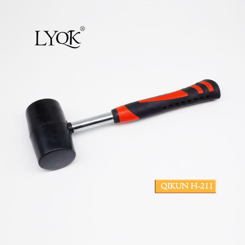 H-209 Construction Hardware Hand Tools Plastic Coated Handle German Type Stoning Stone Hammer