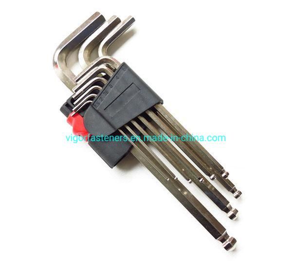 Manual Allen Key Hex Key Spanner Hand Tool with Alloy Steel for Bile Repairing Assembly