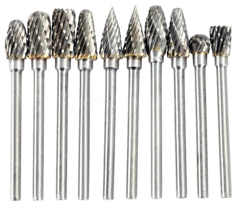 Oval Shape Single Cut Tungsten Carbide Rotary Burr