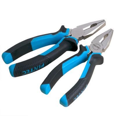 Fixtec Hand Tools CRV Wire Cutter Chrome Vanadium Combination Cutting Pliers