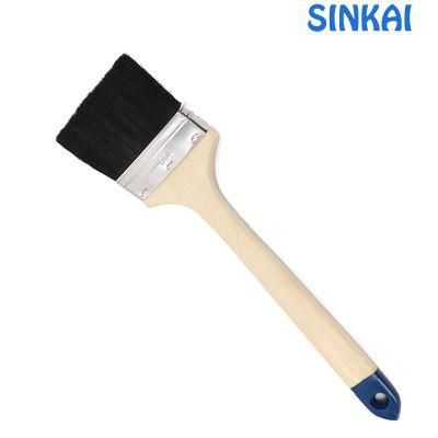 Pet Two Color Filament Cheap Radiator Brush Long Handle with Stain Wood