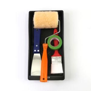 Yellow Polyester Fiber Paint Roller Brush Set