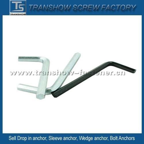 Galvanized High Carbon Steel Hex Key