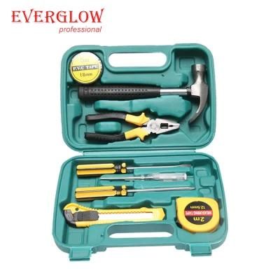 9PCS Tool Box Kit Sets Hand Tools Set