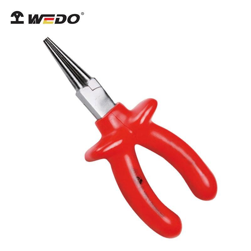 WEDO 6"Round Nose Pliers VDE 1000V Insulated Pliers Wire Cable Cutters Cutting Pliers