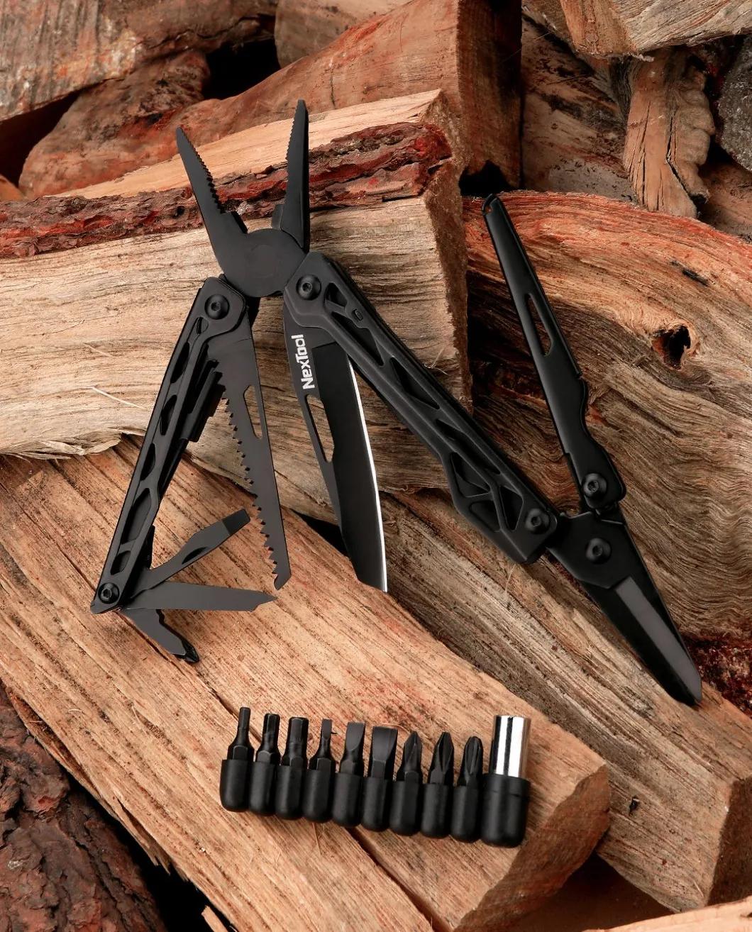 Nextool Black Knight Portable Camping Pliers Multitool with Saw Knife