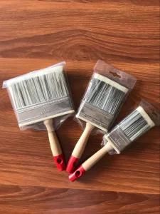 ceiling Painting Brush with Tapered Filaments Wooden Handle