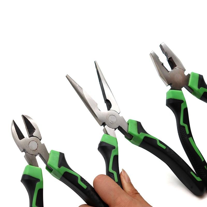 Wire Side Cutter Alicate Hand Tool Pliers Long Nose Diagonal Cutting Combination Pliers High Quality Hardware Tools Industrial Combination Pliers