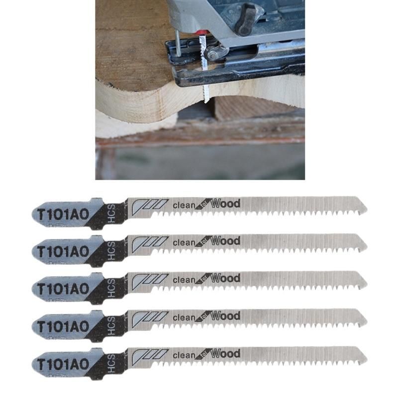 Curve Cutting Tool Kits 100mm T-Shank Jigsaw Blades for Plastic Wood