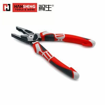 Professional Combination Pliers, Hand Tool, Tools, Made of Cr-V or Cr-Ni, with TPR Handles, Leverage Labor-Saving Pliers