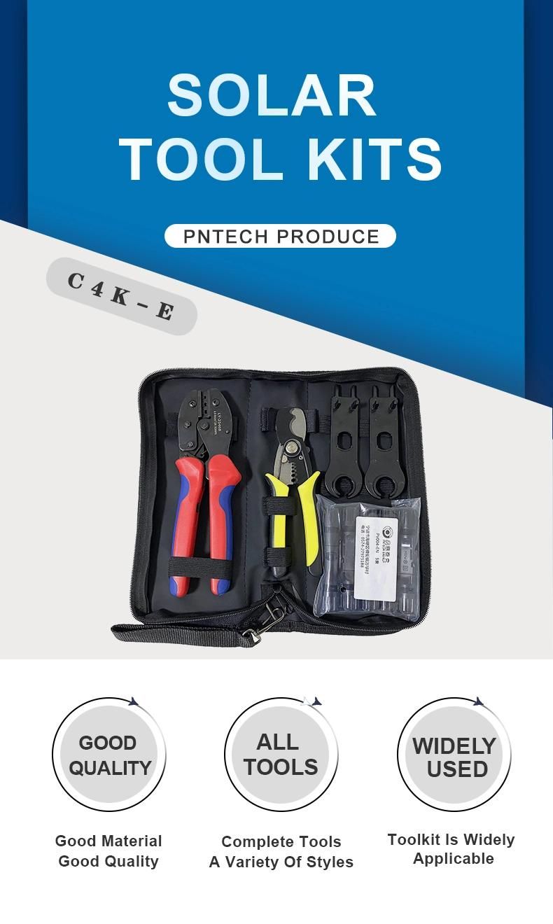 Good Quality Solar Technician Tool Kit C4K-E Include Crimping Pliers