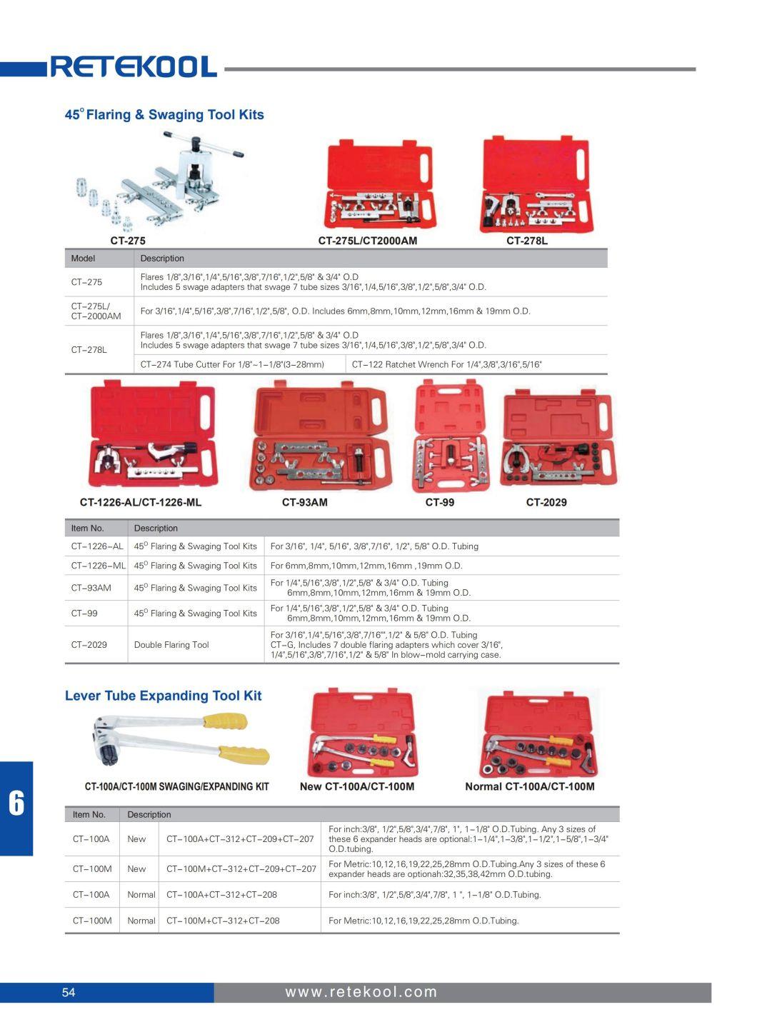 CT-278 CT-278am High Quality Flaring Tool Kits