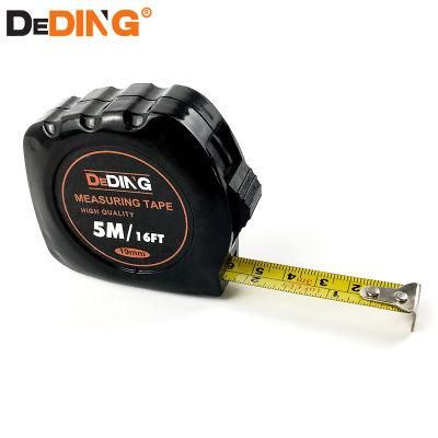 Factory Direct Sale Black Plastic Case 3m/5m /7.5m Tape Measure Steel Blade Measuring Tape