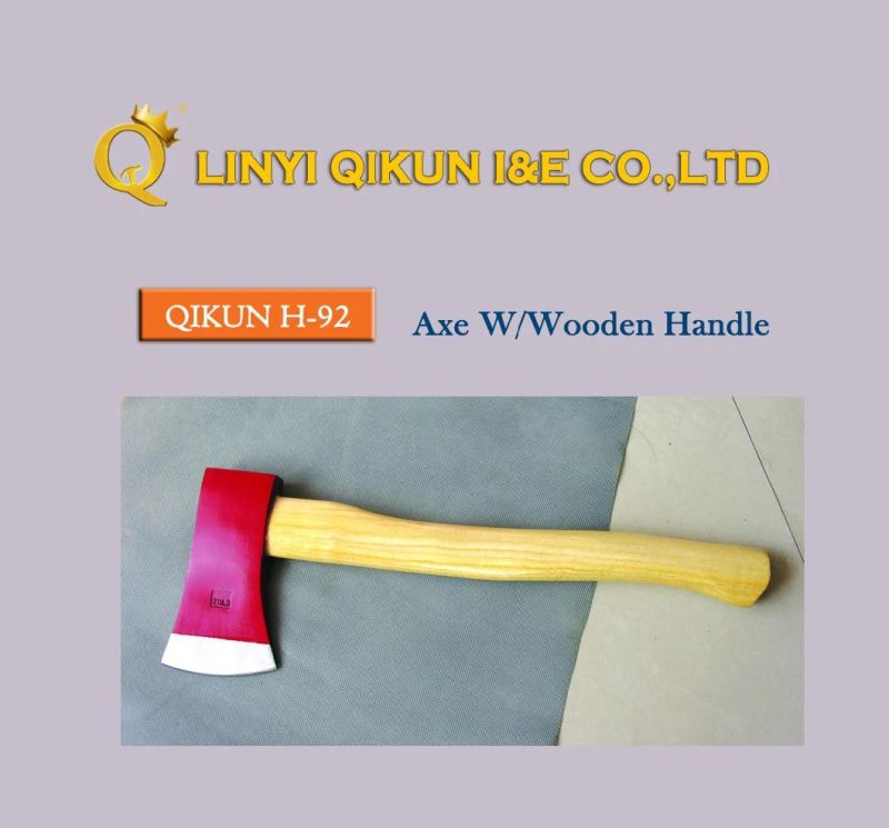 H-86 Construction Hardware Hand Tools Half Plastic Coated Handle A613 Axe