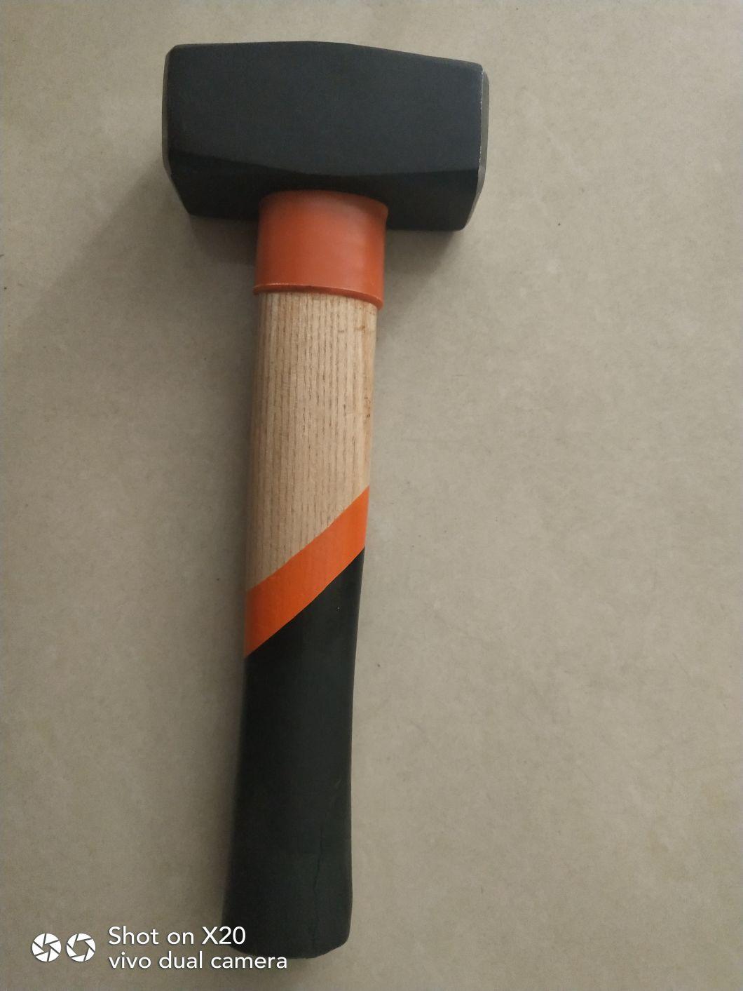 British Type Stoning Hammer with Wooden Handle