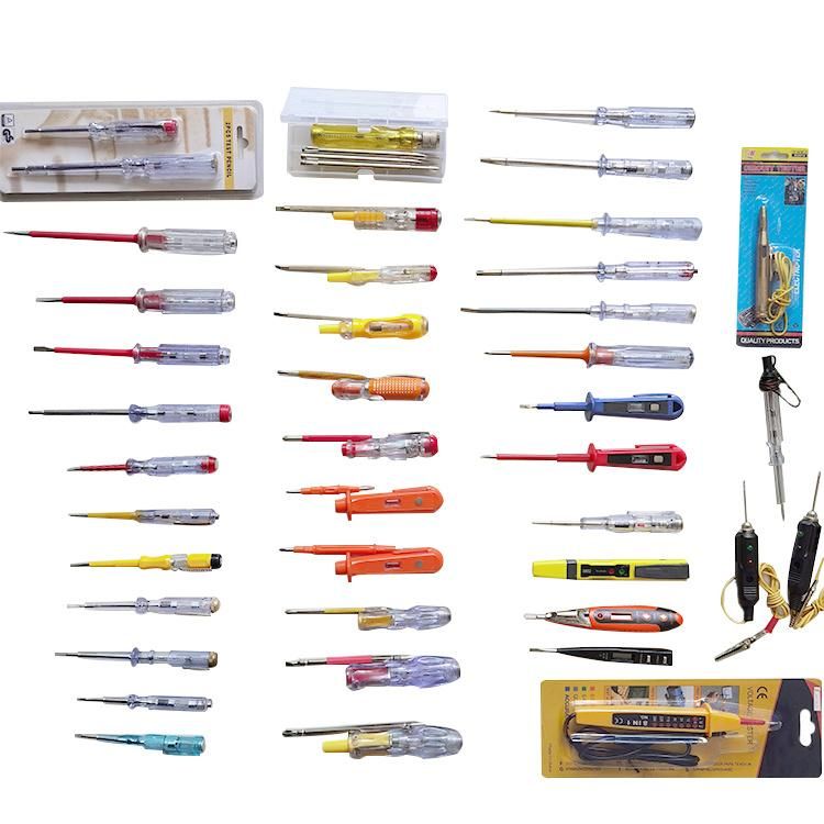 Multi Function 5PCS Screwdriver Set with 100-500 Voltage Electric Tester Test Pen Set