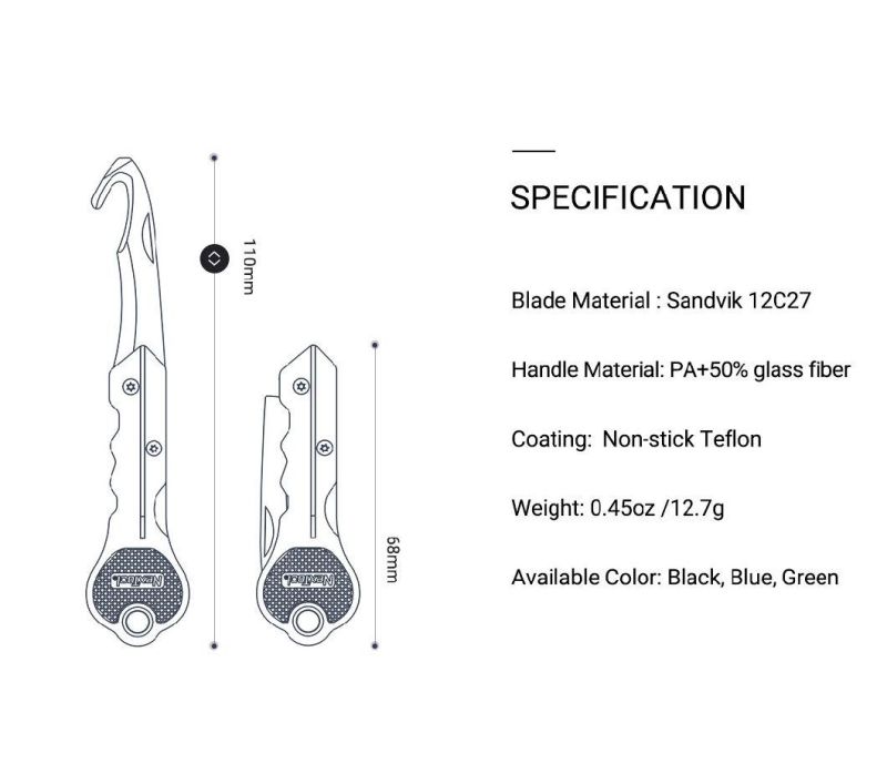Nextool Multi Functional Plastic Outdoor EDC Tool with Box Opener