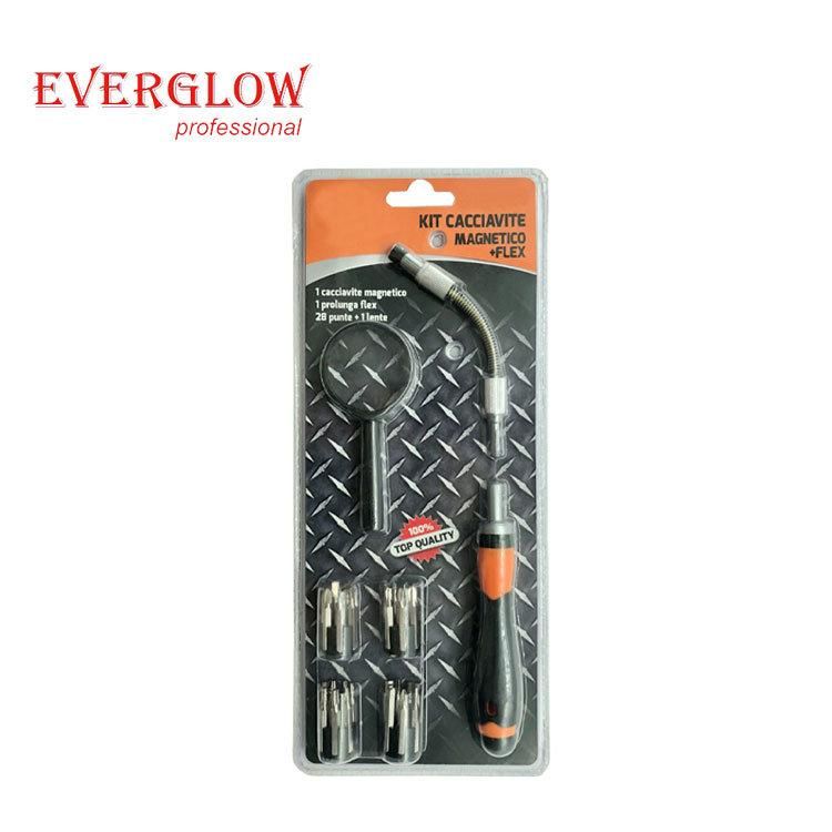 14PC 3-Way Ratchet Screwdriver Set