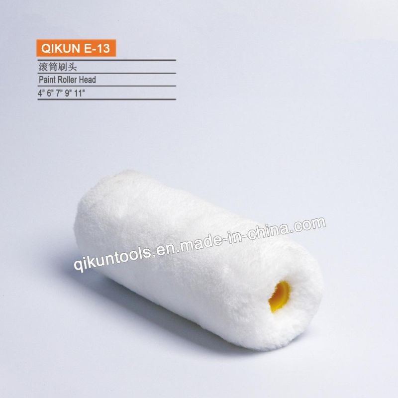 E-05 Hardware Decorate Paint Hand Tools White with Yellow Strips Acrylic Fabric Paint Roller