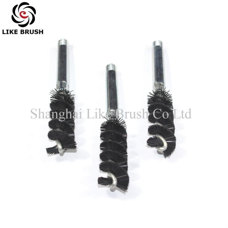 Black Nylon Bristle Condenser Tube Cleaning Brushes