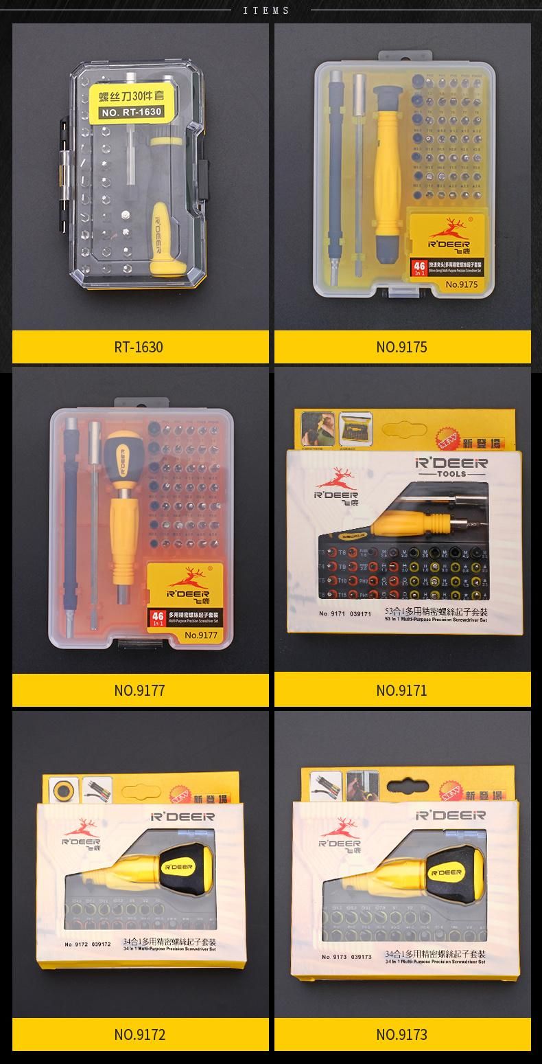 High Precision Screwdriver Set for Telecommunication Use