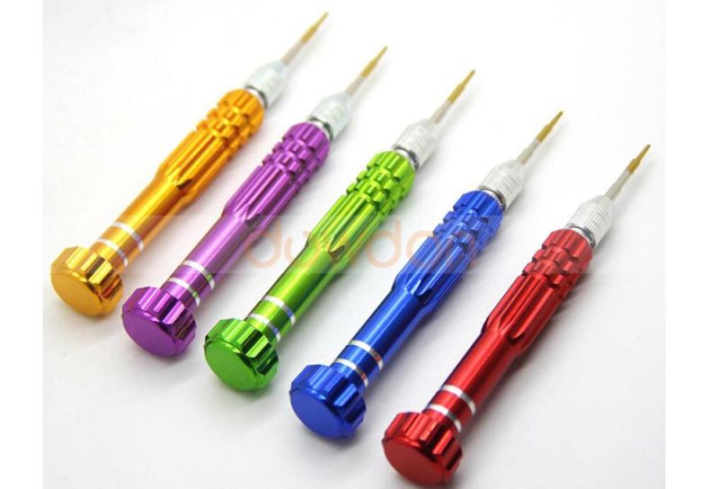 5 in 1 Multifunctional Torx Hex Slotted Screwdriver Set Precision Magnetic Bits Set for PC Watch Mobile Phone