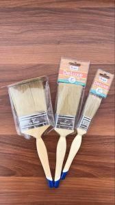 Wooden Handle Paint Brush with Pure Bristle Material