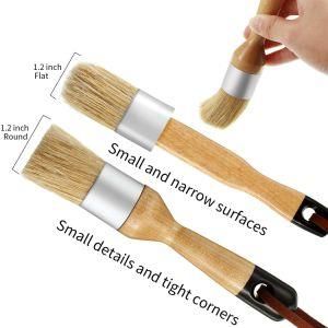 2PCS PRO Chalk Bristles Wax Paint Brush