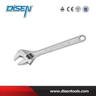 Drop Forged Steel Chrome Plated Adjustable Wrench