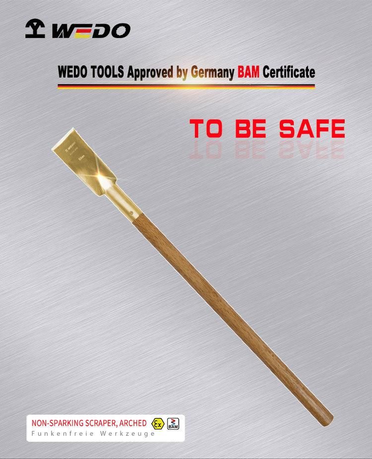 Wedo Non Sparking Aluminium Bronze Arched Scraper Bam/FM/GS Certified