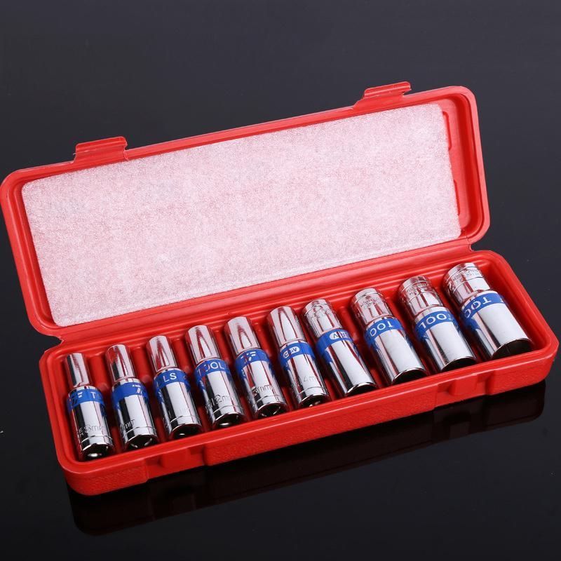 28PCS Socket Set Kit with T-Handle Long Socket CRV Steel