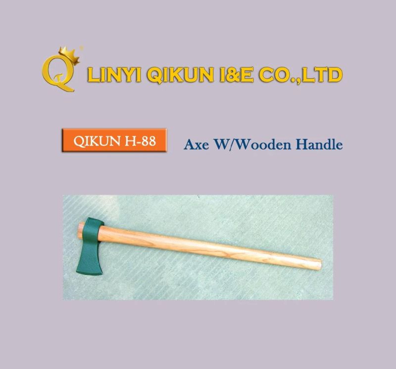 H-86 Construction Hardware Hand Tools Half Plastic Coated Handle A613 Axe