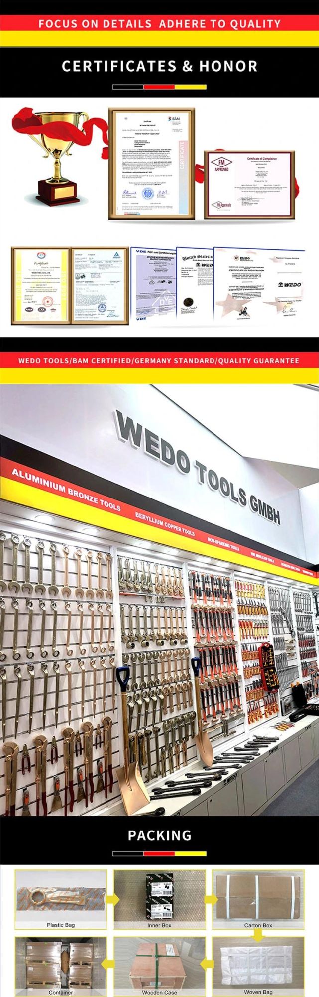 Wedo High Technology Titanium Double Box Offset Wrench