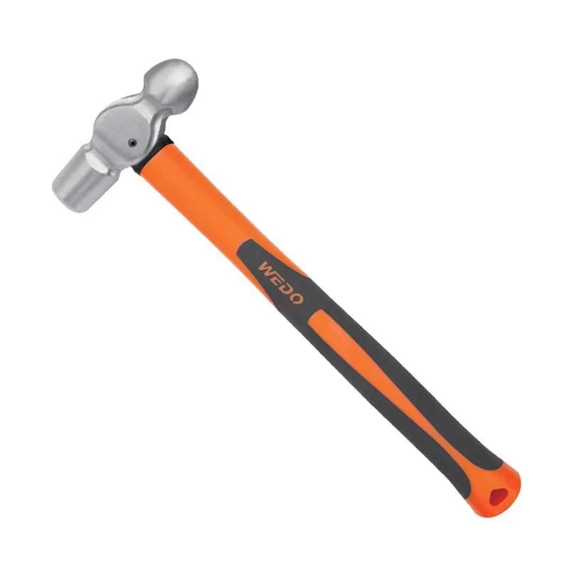 WEDO Stainless Ball Pein Hammer Corrosion Resistant Rust Proof Durable Fiberglass Handle