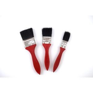 High Quality Red Wood Handle Plastic Silk Paint Brush