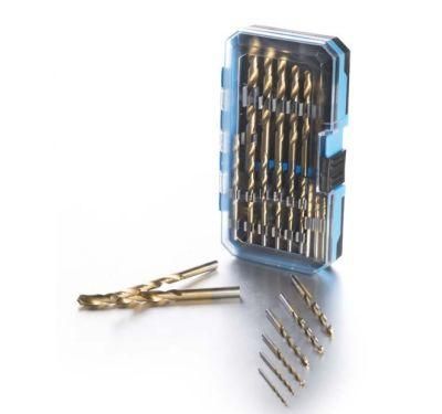 15PC Twist Drill Hardware Bit Set