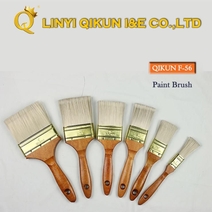 F-45 Hardware Decorate Paint Hand Tools Wooden Handle Bristle Paint Roller Brush