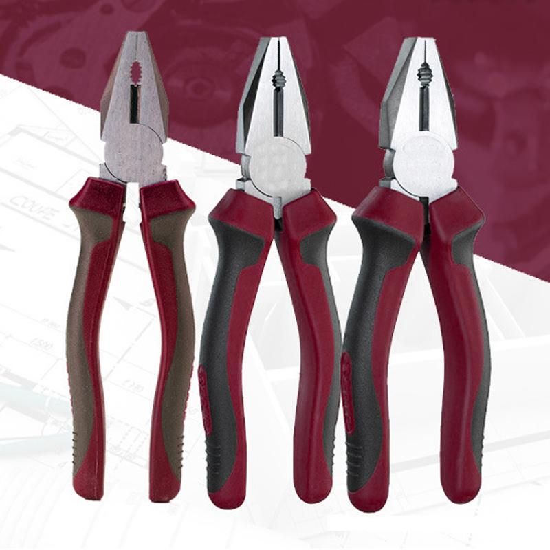 German Type Combination Pliers Nickel Plated