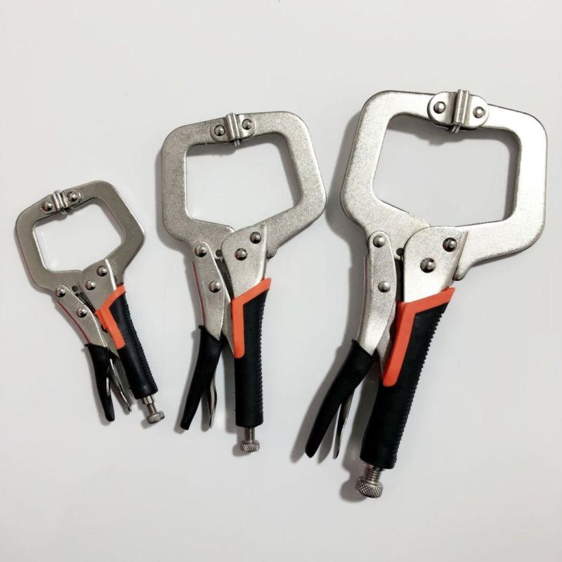 C-Type Locking Pliers CRV Steel Square Head Locking Pliers