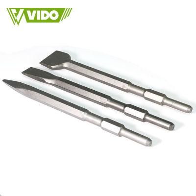 Vido Demolition Hammer Hex Chisel 17mm for Concrete Breaking