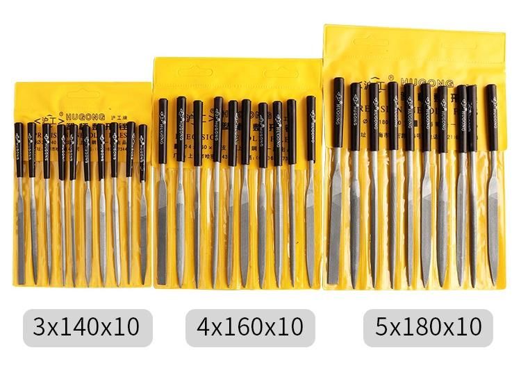 3*140mm Mini Handy Steel Hand Hardware Tool File Set Needle File