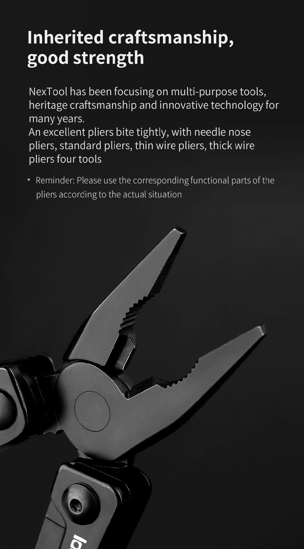 Nextool Combination Pliers Spanner Pantented Design Multitool with Wrench Knife