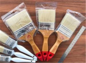 Wooden Handle Paint Brush with Pure Bristle for Us Market