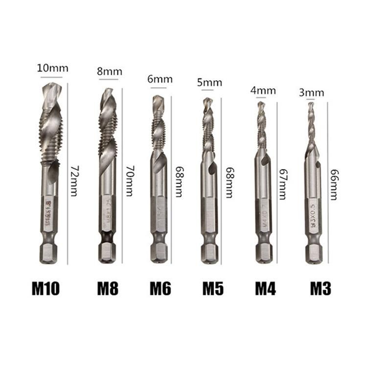 7PCS Combined Drills HSS-G Countersink Drill Bit HSS Multifunction Drill Bits in Metal Box (SED-CDB-S7)