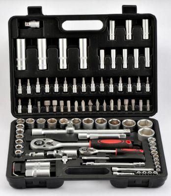 94PCS Chrome Vanadium Socket Set 1/2&quot; 1/4&quot; Professional Car Repair Tools Hand Tool Kit