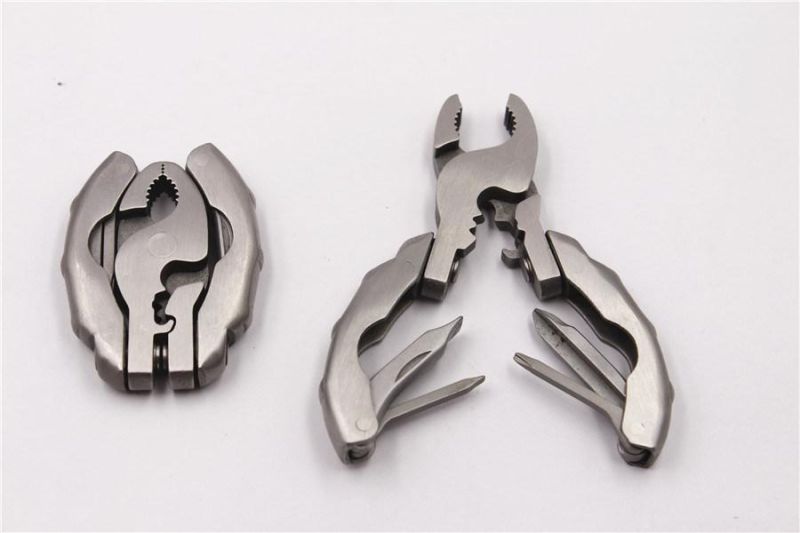 Outdoor Mini Folding Muilti-Functional Plier Hiking Tool Pocket Multitools