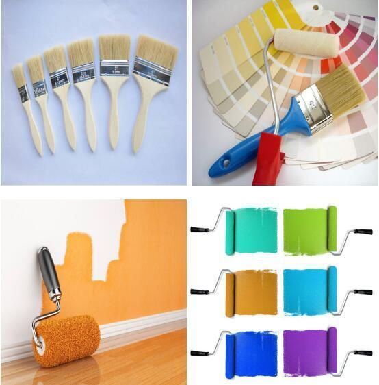 Paint Roller, Roller Frame with Covers